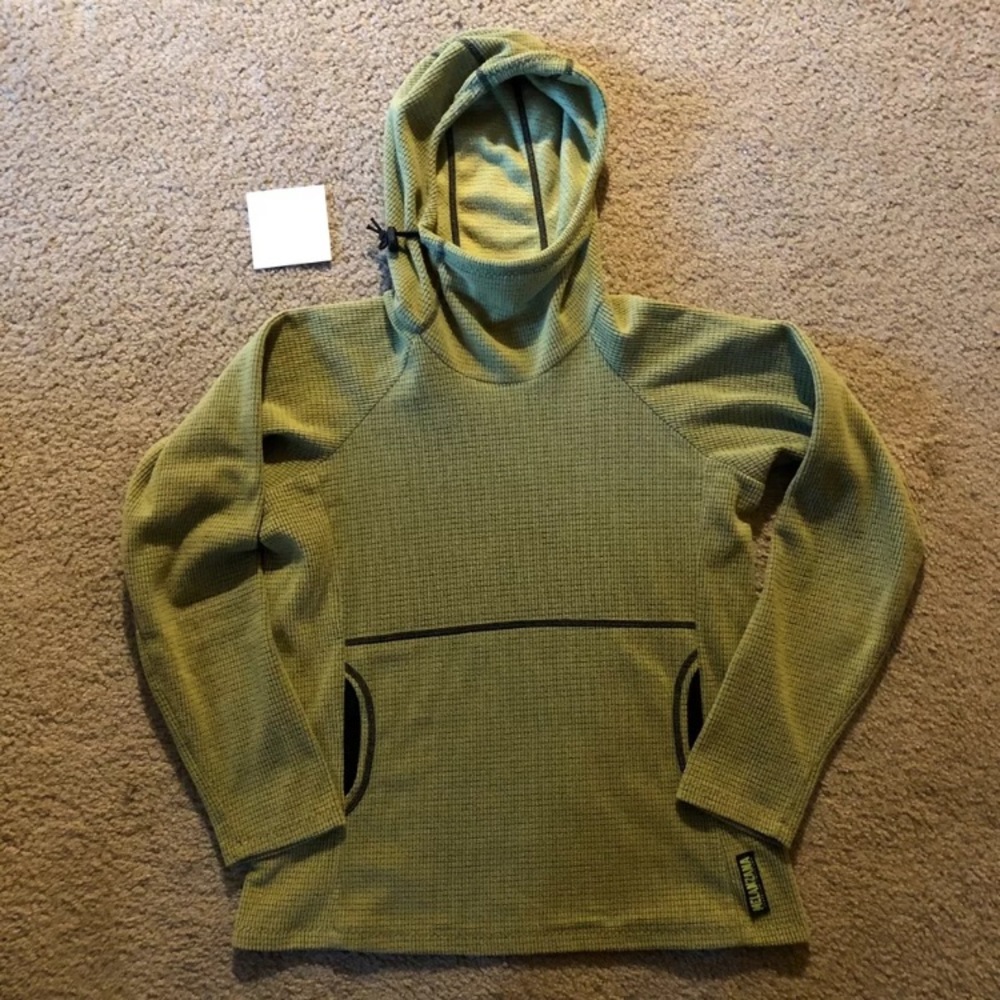 Melanzana micro grid hoodie